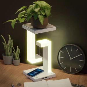 Creative Floating Suspended Smart Table Lamp with Wireless Charging For Home Bedroom
