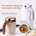 Electric Stirring Cup Lazy Milkshake Rotating Magnetic Water Cup